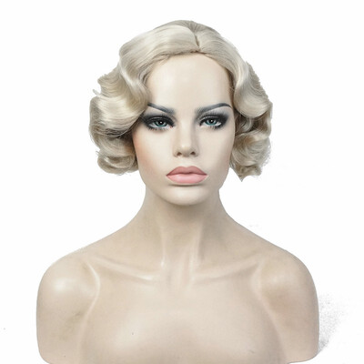 StrongBeauty Finger Wavy Style Short Skin Top Synthetic Hair Wig Costume Wigs COLOUR CHOICES
StrongBeauty Finger Wavy Style Short Skin Top Synthetic Hair Wig Costume Wigs COLOUR CHOICES