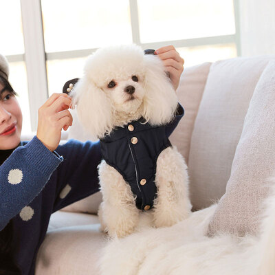 Huayuan pets hoopet dog clothes Teddy vest autumn&winter vest small dog cat pet cotton coat
Huayuan pets hoopet dog clothes Teddy vest autumn&winter vest small dog cat pet cotton coat