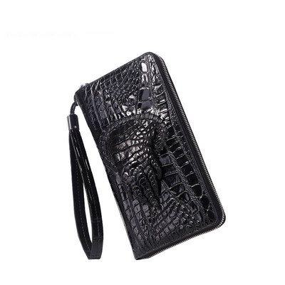 SUWERER 2019 New cowhide men genuine leather bags Embossed Crocodile pattern Fashion luxury clutch bag big capacity men wallets
SUWERER 2019 New cowhide men genuine leather bags Embossed Crocodile pattern Fashion luxury clutch bag big capacity men wallets