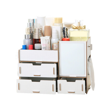 Multifunctional Desktop Storage Box Wooden Makeup Organizer Case with Mirror Multi Drawers Large Capacity DIY Jewelry Container Co
Multifunctional Desktop Storage Box Wooden Makeup Organizer Case with Mirror Multi Drawers Large Capacity DIY Jewelry Container Co