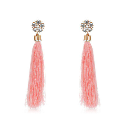 Fashion Alloy Embedded Crystal Tassel Drop Earrings Ear Studs Pendant Earrings for Women Jewelry
Fashion Alloy Embedded Crystal Tassel Drop Earrings Ear Studs Pendant Earrings for Women Jewelry