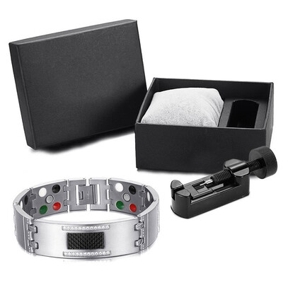 WelMag 2018 Fashion Exquisite Crystal Magnetic Titanium Bracelets Bangles for Men Germanium Tourmaline Male Health Wristband
WelMag 2018 Fashion Exquisite Crystal Magnetic Titanium Bracelets Bangles for Men Germanium Tourmaline Male Health Wristband