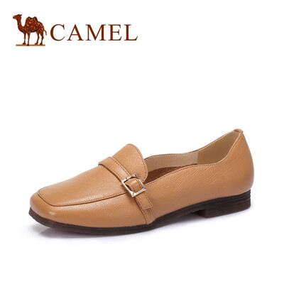 Camel CAMEL Womens Simple British Buckle Square Head Low Heel Loafers A915046197 Apricot 35
Camel CAMEL Womens Simple British Buckle Square Head Low Heel Loafers A915046197 Apricot 35
