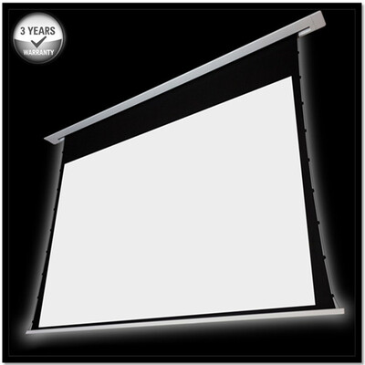 T4WHCW - 1610 Widescreen Premium Ceiling recessed motorized tab-tensioned electric projection screen - Cinema White 13gain
T4WHCW - 1610 Widescreen Premium Ceiling recessed motorized tab-tensioned electric projection screen - Cinema White 13gain