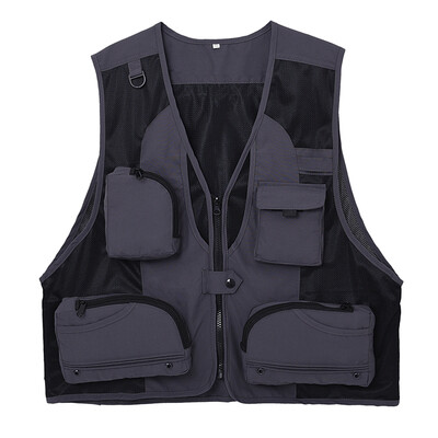 Outdoor Fishing Waistcoat Sleeveless Mesh Fishing Jacket Multi-pockets Hunting Photography Hiking Climbing Fishing Vest for Men
Outdoor Fishing Waistcoat Sleeveless Mesh Fishing Jacket Multi-pockets Hunting Photography Hiking Climbing Fishing Vest for Men
