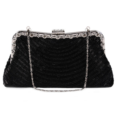 Elegant Ladies Handbags for Wedding Women Beaded Shoulder Bag Women Evening Bag for Wedding Ball Party
Elegant Ladies Handbags for Wedding Women Beaded Shoulder Bag Women Evening Bag for Wedding Ball Party