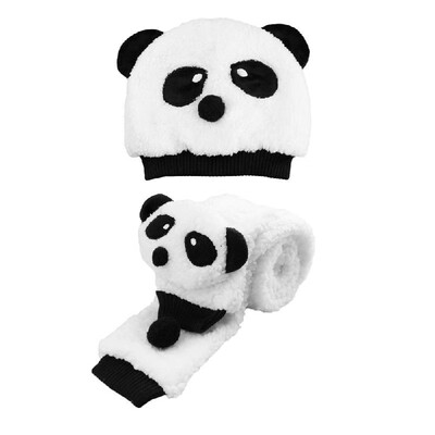 Winter Toddler Girl Boy Cute Panda Hat Scarf Set Fleece Beanie Warm Cap Unisex Two-Piece Set
Winter Toddler Girl Boy Cute Panda Hat Scarf Set Fleece Beanie Warm Cap Unisex Two-Piece Set