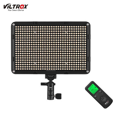 Viltrox VL-D640T Professional Ultra-thin Bi-color Dimmable LED Video Light 3300K-5600K CRI 95 with Remote Controller for Portrait
Viltrox VL-D640T Professional Ultra-thin Bi-color Dimmable LED Video Light 3300K-5600K CRI 95 with Remote Controller for Portrait