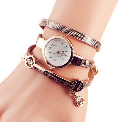 Fashion Lady Casual Alloy Bracelet Quartz Watch Women Unique Decorative Dress Wristwatch
Fashion Lady Casual Alloy Bracelet Quartz Watch Women Unique Decorative Dress Wristwatch