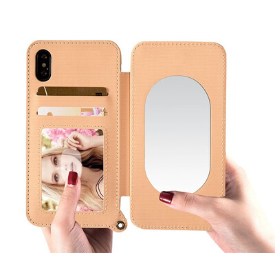 2018 Hot Sales Lady Makeup Mirror With Card Pocket Phone Cases For samsung s8 plus Wallet TPU Business Dirt-Resistant Phone Cases
2018 Hot Sales Lady Makeup Mirror With Card Pocket Phone Cases For samsung s8 plus Wallet TPU Business Dirt-Resistant Phone Cases