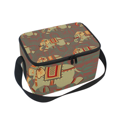 Lunch Box Insulated Lunch Bag Large Cooler Elephant Pattern Tote Bagfor Kids Men Women
Lunch Box Insulated Lunch Bag Large Cooler Elephant Pattern Tote Bagfor Kids Men Women