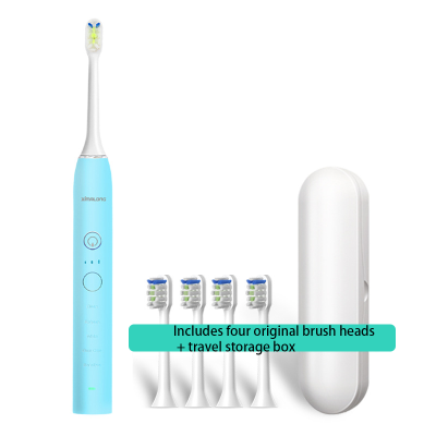 Sonic electric toothbrush ZR505 Popular style soft hair brush head Inductive charging with USB Travel essential safe waterproof
Sonic electric toothbrush ZR505 Popular style soft hair brush head Inductive charging with USB Travel essential safe waterproof