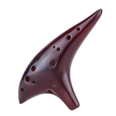 12 Holes Ceramic Ocarina Flute Alto C Smoked Burn Submarine Style Musical Instrument with Music Score for Music Lover&Beginner
12 Holes Ceramic Ocarina Flute Alto C Smoked Burn Submarine Style Musical Instrument with Music Score for Music Lover&Beginner