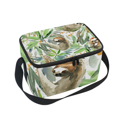 ALAZA Lunch Box Insulated Sloth And Tropical Plant Lunch Bag Large Cooler Tote Bagfor Men Women
ALAZA Lunch Box Insulated Sloth And Tropical Plant Lunch Bag Large Cooler Tote Bagfor Men Women