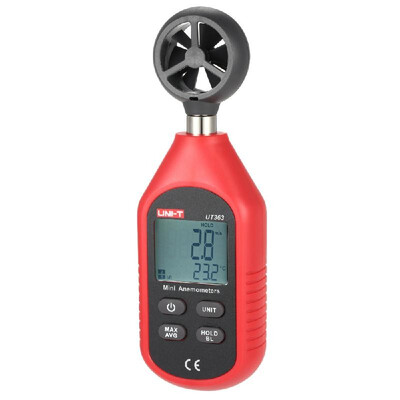 UNI-T UT363 Mini LCD Display Digital Anemometer Wind Speed Temperature Measuring Wind Scale Windchill Indication with Backlight
UNI-T UT363 Mini LCD Display Digital Anemometer Wind Speed Temperature Measuring Wind Scale Windchill Indication with Backlight