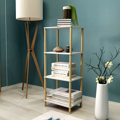 Shuaili shelf rack living room kitchen floor multi-layer storage rack debris rack wooden storage shelf four layers 400300990 white SL8120Z
Shuaili shelf rack living room kitchen floor multi-layer storage rack debris rack wooden storage shelf four layers 400300990 white SL8120Z