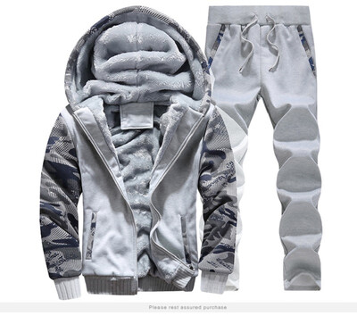 2019 New Winter Fleece Thicken Sweatshirt Mens Tracksuit Pants 2019 Sportswear Mans 2PCS Sweater Suit1 Size Bigger than your normally wear 
2019 New Winter Fleece Thicken Sweatshirt Mens Tracksuit Pants 2019 Sportswear Mans 2PCS Sweater Suit1 Size Bigger than your normally wear
