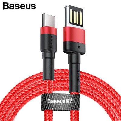 Baseus USB Cable New Reversible USB Type-C Fast Charging&Data Transfer For Samsung Galaxy note 9 S9 S8 Plus Type-c Device
Baseus USB Cable New Reversible USB Type-C Fast Charging&Data Transfer For Samsung Galaxy note 9 S9 S8 Plus Type-c Device
