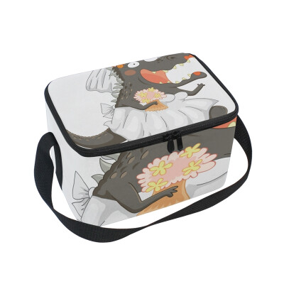 ALAZA Lunch Box Insulated Lunch Bag Large Cooler Funny Bridezilla Tote Bag