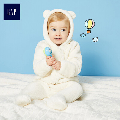 GAP flagship store newborn cotton lining fleece bear ear hooded one piece jumpsuit 231470 ivory white 0-3M
GAP flagship store newborn cotton lining fleece bear ear hooded one piece jumpsuit 231470 ivory white 0-3M