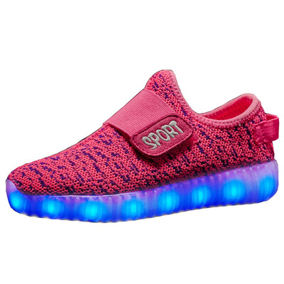 Colorful Coconut LED Light up Shoes Children Velcro Flashing Lights Shoes Breathable Flyknit Casual Kids Shoes
Colorful Coconut LED Light up Shoes Children Velcro Flashing Lights Shoes Breathable Flyknit Casual Kids Shoes
