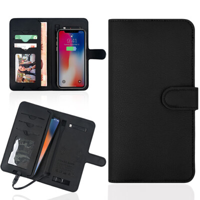 HENYWAY Iphone Wallet Case Travel Wallet Phone Case with 6000mAh Power Bank Passport Holder Cover Case
HENYWAY Iphone Wallet Case Travel Wallet Phone Case with 6000mAh Power Bank Passport Holder Cover Case