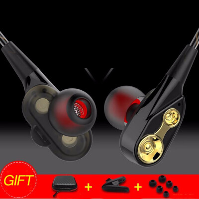 OLOEY ear type double moving coil earphone running games music headphones wire controlled fever HIFI headphones
OLOEY ear type double moving coil earphone running games music headphones wire controlled fever HIFI headphones