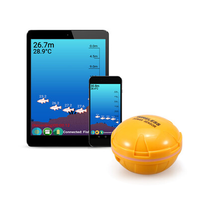 Portable 36M118ft Depth Wireless Remote Fish Finder Sonar Sensor Sea Lake Fish Detector Echo Sounder for iOS Android
Portable 36M118ft Depth Wireless Remote Fish Finder Sonar Sensor Sea Lake Fish Detector Echo Sounder for iOS Android
