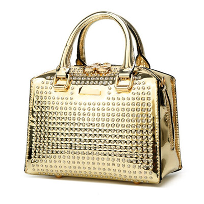 Fashion Women Shoulder Bag with Rivets Casual Ladies PU Leather Handbags Women Crossbody Bag for Party 
Fashion Women Shoulder Bag with Rivets Casual Ladies PU Leather Handbags Women Crossbody Bag for Party