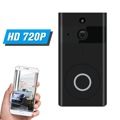 WiFi Smart Wireless Security DoorBell Smart HD 720P Visual Intercom Recording Video Door Phone With Indoor Ding-Dong APP Remote Ho 
WiFi Smart Wireless Security DoorBell Smart HD 720P Visual Intercom Recording Video Door Phone With Indoor Ding-Dong APP Remote Ho