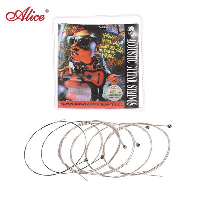 Alice A306 Series Acoustic Folk Guitar Strings Set Stainless Steel Wire Steel Core Silver-plated Copper Alloy Wound 6pcs Set Su
Alice A306 Series Acoustic Folk Guitar Strings Set Stainless Steel Wire Steel Core Silver-plated Copper Alloy Wound 6pcs Set Su