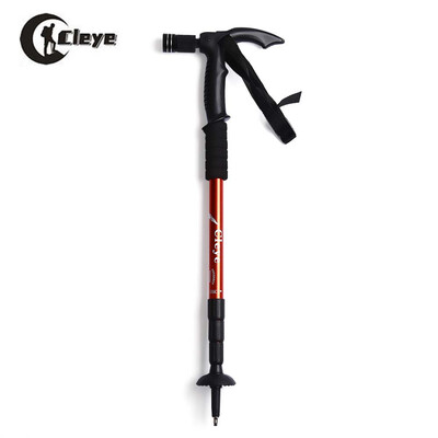 CLEYE 4 Joints Trekking Folding Alpenstocks with Light Climbing Pole Crutch Walking Stick
CLEYE 4 Joints Trekking Folding Alpenstocks with Light Climbing Pole Crutch Walking Stick