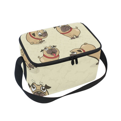Lunch Box Insulated Lunch Bag Large Cooler Cute Pug Tote Bagfor Kids Men Women
Lunch Box Insulated Lunch Bag Large Cooler Cute Pug Tote Bagfor Kids Men Women