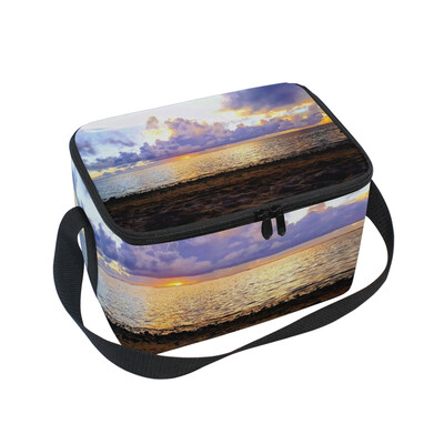 ALAZA Lunch Box Sky Horizon Insulated Lunch Bag Large Cooler Tote Bagfor Men Women
ALAZA Lunch Box Sky Horizon Insulated Lunch Bag Large Cooler Tote Bagfor Men Women