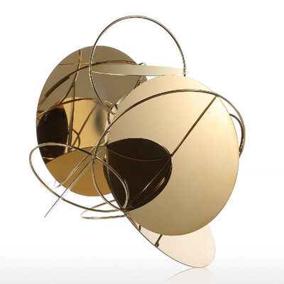 Tooarts Golden Mirror Modern Sculpture Abstract Ornament Stainless Steel Sculpture Interior Decoration
Tooarts Golden Mirror Modern Sculpture Abstract Ornament Stainless Steel Sculpture Interior Decoration