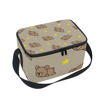 ALAZA Lunch Box Baby Bear Sleeping Insulated Lunch Bag Large Cooler Tote Bagfor Men Women
ALAZA Lunch Box Baby Bear Sleeping Insulated Lunch Bag Large Cooler Tote Bagfor Men Women