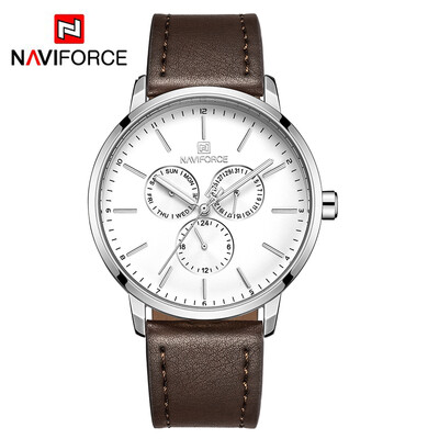 NAVIFORCE NF3001 Men Watch Brand Sport Quartz Watches Hour Date Day Pointer Luminous Military Army Business Leather Wrist Watch
NAVIFORCE NF3001 Men Watch Brand Sport Quartz Watches Hour Date Day Pointer Luminous Military Army Business Leather Wrist Watch