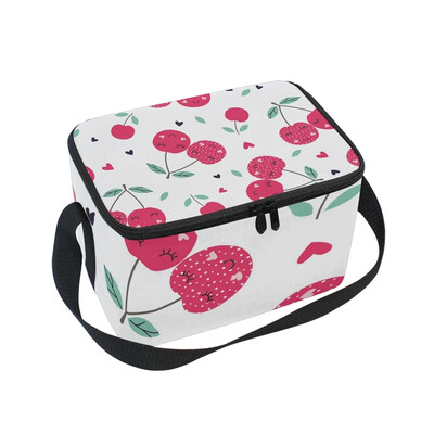 ALAZA Lunch Box Insulated Cute Cherries Lunch Bag Large Cooler Tote Bagfor Men Women
ALAZA Lunch Box Insulated Cute Cherries Lunch Bag Large Cooler Tote Bagfor Men Women
