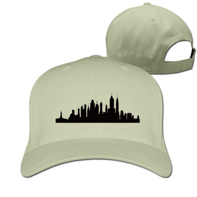Seattle Skyline Outline Adjustable Baseball Hats For Man Woman