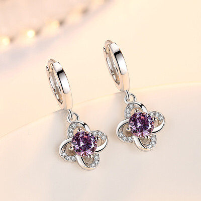 Cubic Zirconia Small Hoop Earrings For Women Flower Pendant Earrings Anniversary Fashion Jewelry Brithday Gift E166
Cubic Zirconia Small Hoop Earrings For Women Flower Pendant Earrings Anniversary Fashion Jewelry Brithday Gift E166