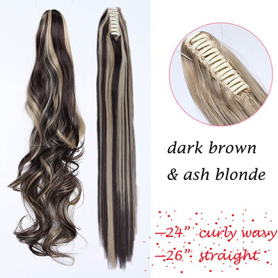 24-26 Inch Adjustable Messy Style Ponytail Hair Extension with Jaw Claw Synthetic Hair-Piece
24-26 Inch Adjustable Messy Style Ponytail Hair Extension with Jaw Claw Synthetic Hair-Piece