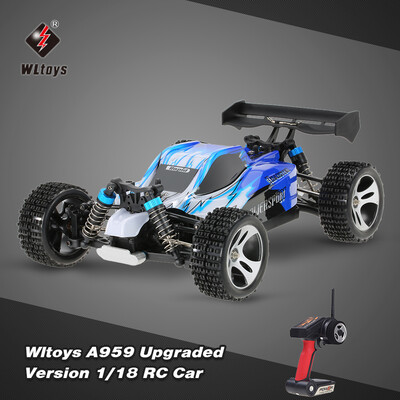 Original Wltoys A959 Upgraded Version 118 Scale 24G Remote Control 4WD Electric RTR Off-Road Buggy RC Car
Original Wltoys A959 Upgraded Version 118 Scale 24G Remote Control 4WD Electric RTR Off-Road Buggy RC Car