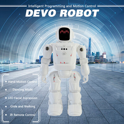 RC Leading RC2108 Smart Dancing Mode Robot Motion Control Programmable Actions Facial Light Sounds RC Toy Kid Gift
RC Leading RC2108 Smart Dancing Mode Robot Motion Control Programmable Actions Facial Light Sounds RC Toy Kid Gift