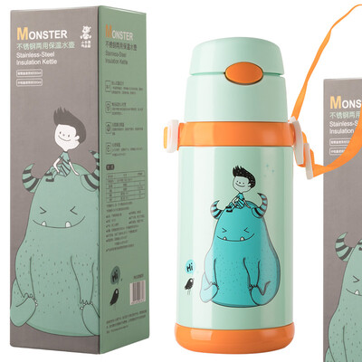 Small white bear stainless steel dual-use insulation kettle childrens mug sippy cup baby two water cup baby drinking cup learn drinking cup 500ML green 09761
Small white bear stainless steel dual-use insulation kettle childrens mug sippy cup baby two water cup baby drinking cup learn drinking cup 500ML green 09761