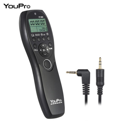 YouPro YP-880 S2 Camera Wired Shutter Release Timer Remote Control LCD Display for Sony A58 A7R A7 A7II A7RII A7SII A7S A6000 A500
YouPro YP-880 S2 Camera Wired Shutter Release Timer Remote Control LCD Display for Sony A58 A7R A7 A7II A7RII A7SII A7S A6000 A500