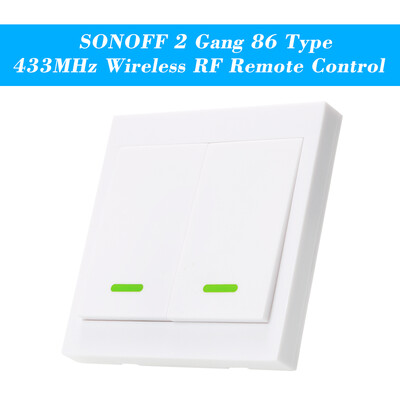 SONOFF Push Button Wall Light Switch Remote Controller 3 Gang 86 Type ONOff Switch Panel 433MHz Wireless RF Remote Control Transm
SONOFF Push Button Wall Light Switch Remote Controller 3 Gang 86 Type ONOff Switch Panel 433MHz Wireless RF Remote Control Transm