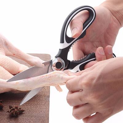 Stainless Steel Kitchen Scissors Multie purposes Shears Tool for Chicken Poultry Fish Meat Vegetables Herbs BBQs
Stainless Steel Kitchen Scissors Multie purposes Shears Tool for Chicken Poultry Fish Meat Vegetables Herbs BBQs