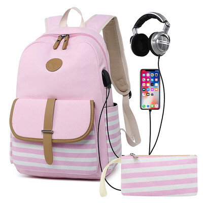 2pcsSet Large Women Backpacks Female School Bag For Teenage Girls Blue Canvas Women Backpack USB Charge Shoulder Bag Rucksack
2pcsSet Large Women Backpacks Female School Bag For Teenage Girls Blue Canvas Women Backpack USB Charge Shoulder Bag Rucksack