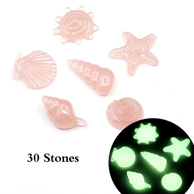 30pcsBag DIY Home Decor Luminous Sea Conch Shell Starfish Colorful Glow in Dark Pebbles Rocks Stone for Aquarium Fish Tank
30pcsBag DIY Home Decor Luminous Sea Conch Shell Starfish Colorful Glow in Dark Pebbles Rocks Stone for Aquarium Fish Tank