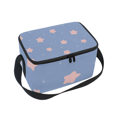 ALAZA Insulated Lunch Box Purple Little Stars Lunch Bag for Men Women Portable Tote Bag Cooler Bag
ALAZA Insulated Lunch Box Purple Little Stars Lunch Bag for Men Women Portable Tote Bag Cooler Bag